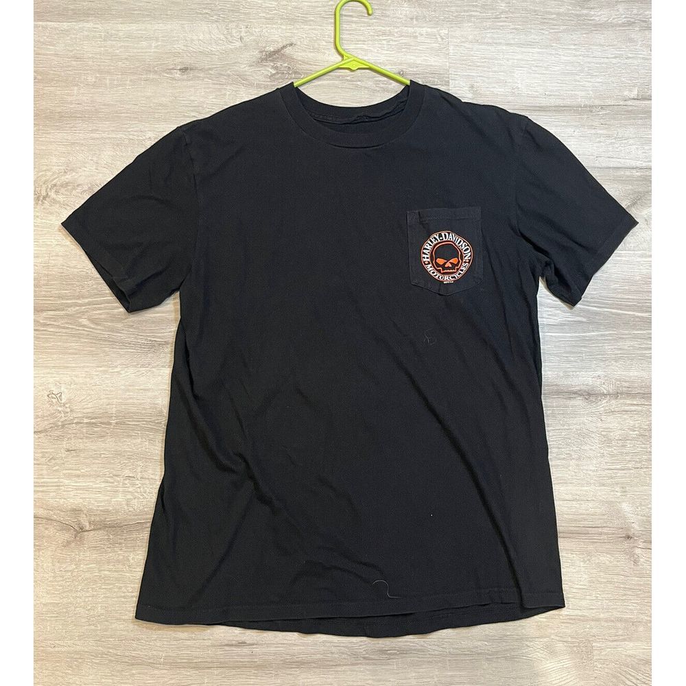 Harley-Davidson‎ Motorsports T-Shirt With Front Pocket Size M Las Vegas